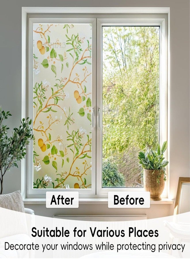 HOME13 Window Film Privacy, Frosted Glass Film Self Adheisve Sun Blocking Decorative Film for Bathroom Home (Lupin Frosted, 16x200 Inch) - Image 3